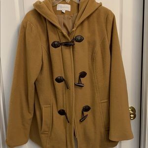 Tan wool coat